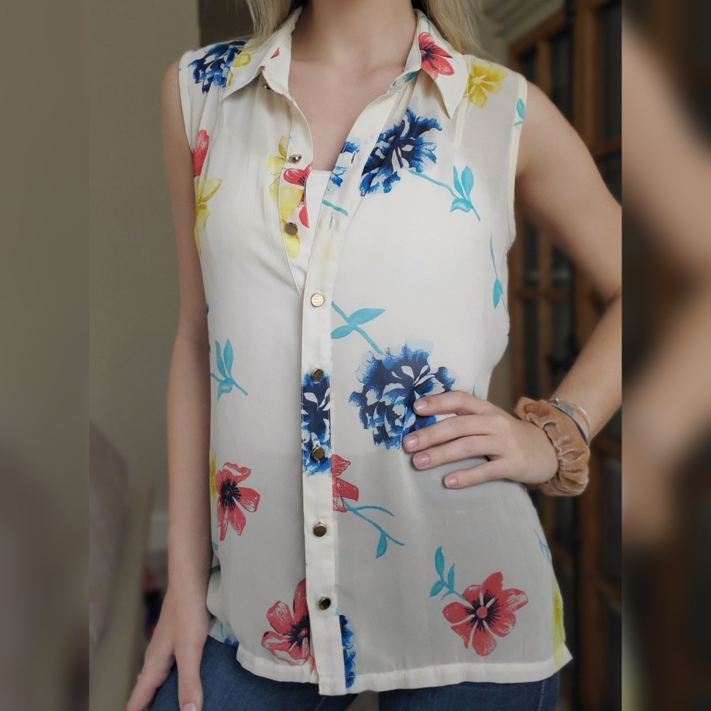 Tank button up - Picture 3 of 4